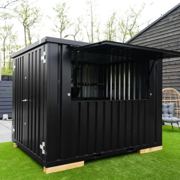 Second image of XL zerlegbarer Barcontainer 4×3 Meter Weiß RAL 9016