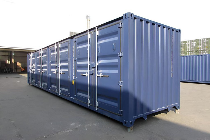 Second image of Offener Seitencontainer 40' HC mit 4 Seitentüren