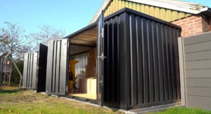 Grand conteneur de stockage modèle standard 8 x 2 mètres