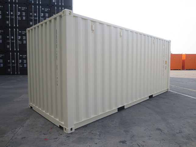 Container 20' Dry standard Blanc crème