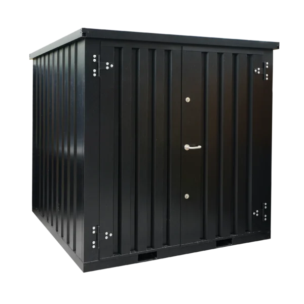 Conteneur de stockage 2 x 2 mètres – avec double porte
