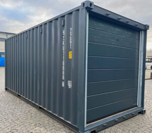 Conteneur Maritime 20' avec Portes Garage Sectionnelles