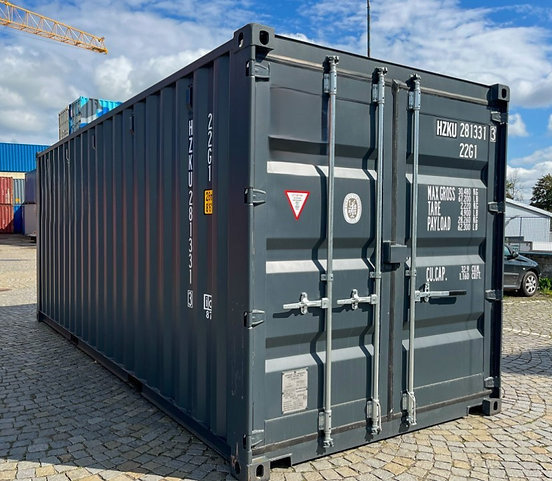 6 Meter (20 Fuß) Lagercontainer mit zwei Türen