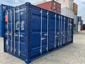 Neuer 20-Fuß-Transportcontainer mit offener Seite