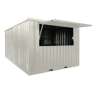 XL zerlegbarer Barcontainer 4×3 Meter Weiß RAL 9016