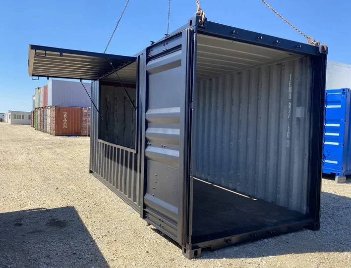 Second image of 20 Fuß hoher Würfel-Gourmetbehälter mit offener Luke