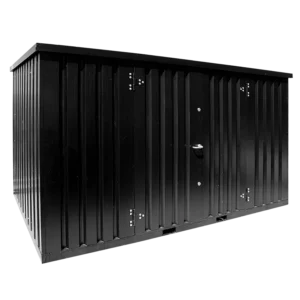 Lagercontainer 4 x 2 Meter – mit Doppeltür an der Längsseite