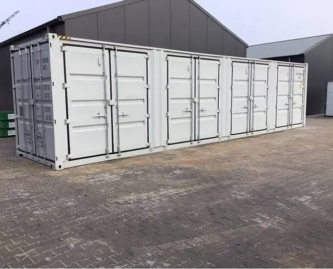 Offener Seitencontainer 40' HC mit 4 Seitentüren