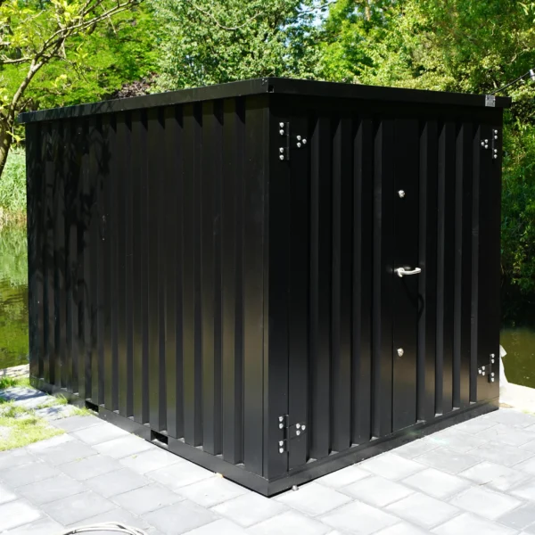 Second image of Lagercontainer 3 x 2 Meter – mit Doppeltür an der kurzen Seite