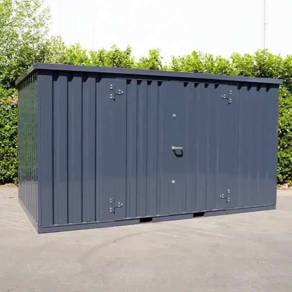 Second image of Container 4 x 2 Meter Doppeltür an der Längsseite Anthrazit RAL 7016